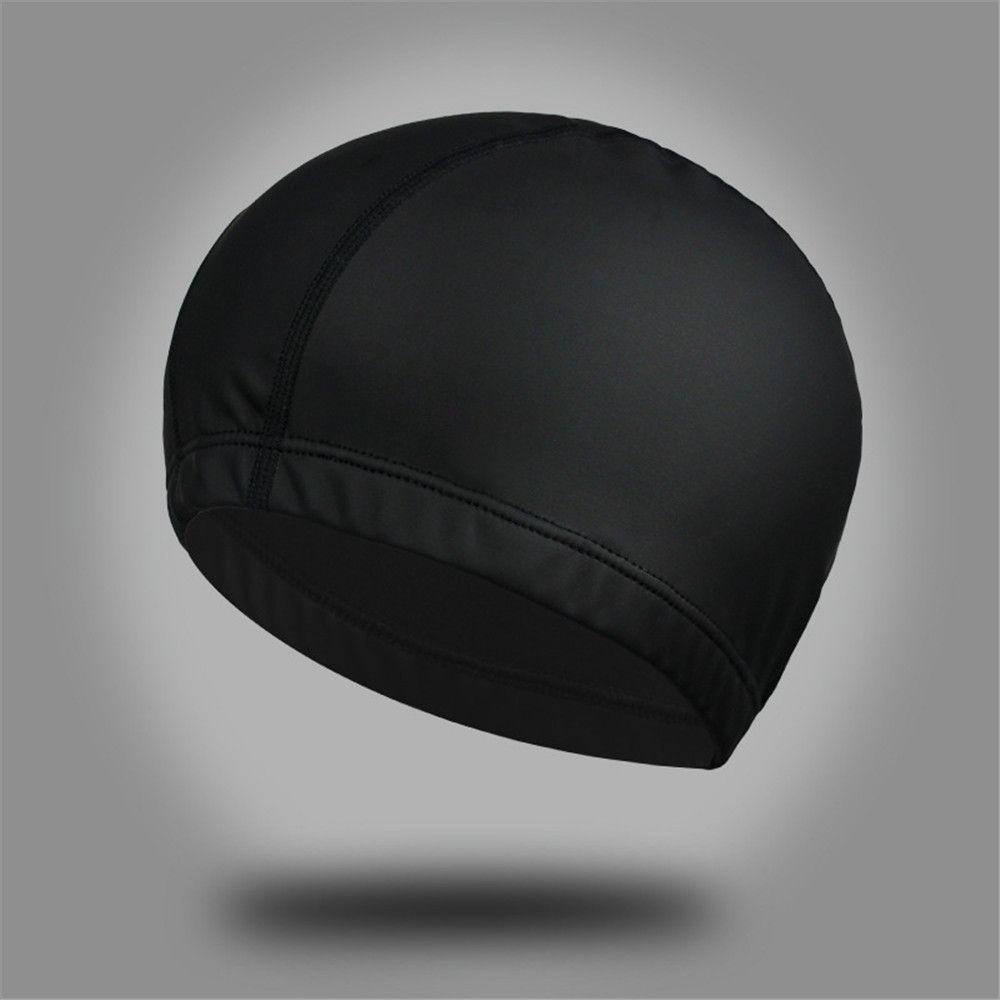 Спорт Взрослые/дети Высокоэластичная ПУ ткань Защищают уши Шапочка для бассейна Шапочки для плавания