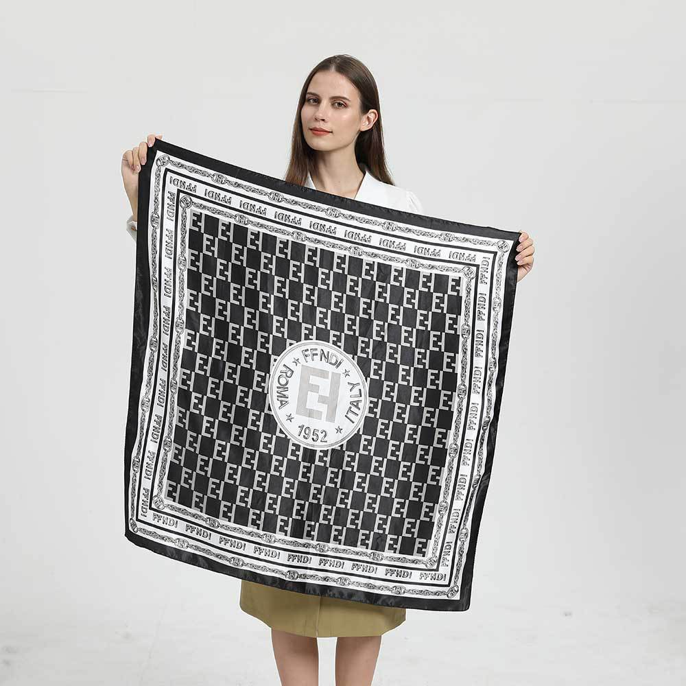 Silk Scarf, Versatile Shade For Spring And Summer, 90cm Square Scarf, Sun Protection Shawl, Versatile Women'S Silk Scarf, Decorative Gift Scarf