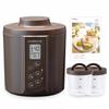 TANICA New KAMOSICO Fermented Food Maker, 1200ml, with Temperature Control (25-70°C), Timer, and Buzzer, KS-02SC