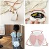 Trendy Kids Round Bag With Charming Bowknot Design Perfect For Daily Use