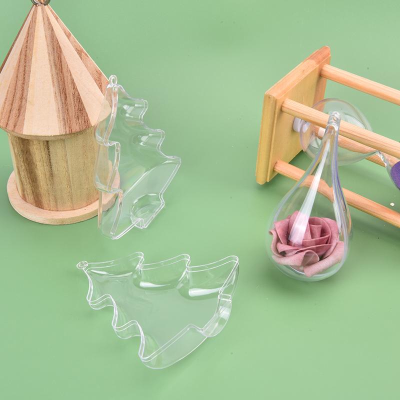 Прозрачный пластиковый шар. Прозрачные пластиковые шары для рукоделия, безделушки для рождественского декора.