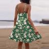 Women's Casual Fashion Print Sexy Off Shoulder Punk Retro Dress Retro Dress Dress