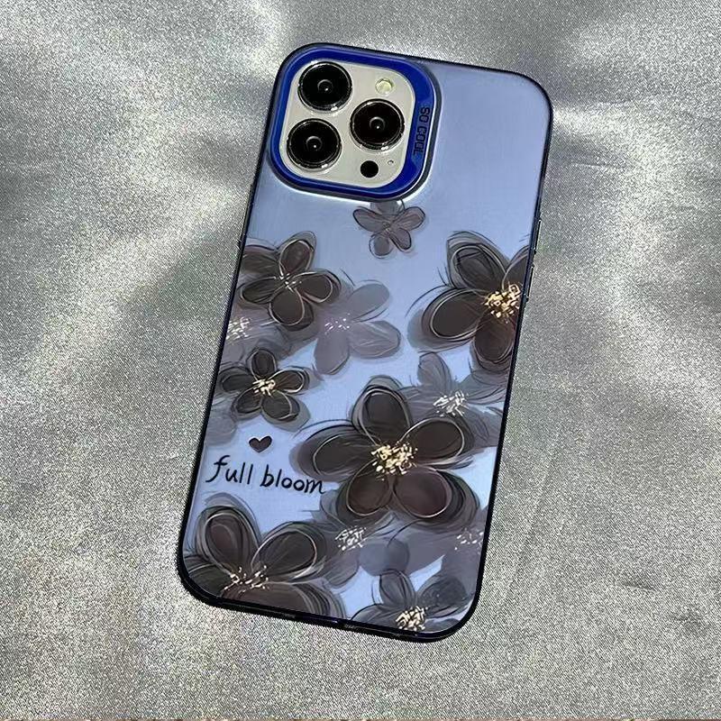 Ink Wash Floral Phone Case for iPhone 17/16 Pro/15 Pro Max/14/13