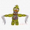 Withered Chica Fnaf World Fnaf World Five Nights At Freddy's 2 Iron-on Transfers For Clothing Tshirt Bag Heat Transfer Stickers Iron On Patches