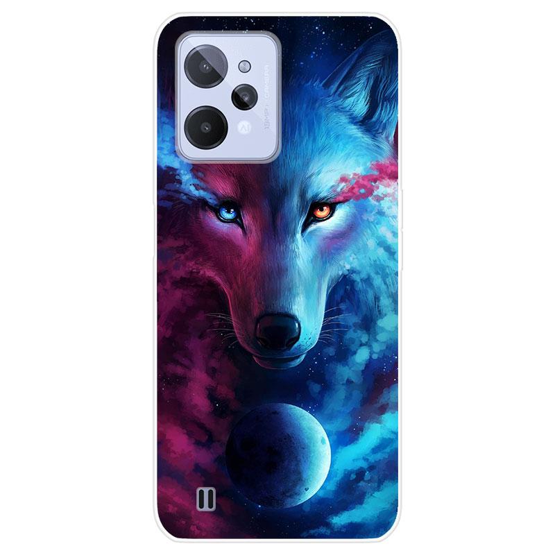 Для Realme C31 C 31 RealmeC31 чехол Мягкая силиконовая задняя крышка модный чехол для телефона с мультяшным рисунком