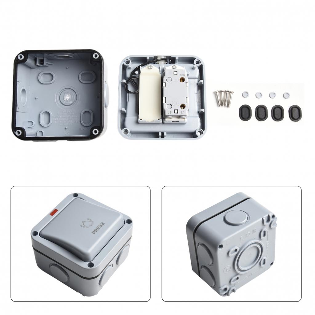 Кнопка звонка Кнопка звонка ПК Огнестойкий материал.