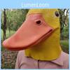 Novelty Yellow Duck And Lion Latex Mask For Holiday Celebrations And Costume Parties