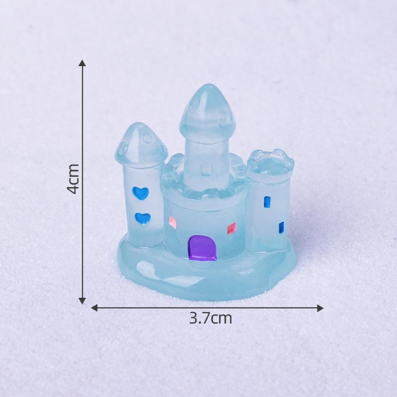 Замок Мечты Яркая Луна Маленький Дом Декоративные Аксессуары Микро-ландшафт Маленькие Украшения