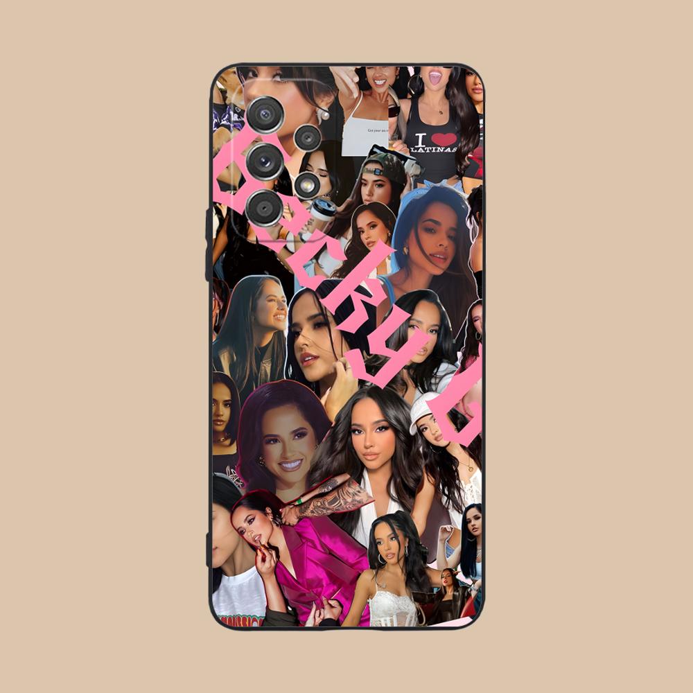 Модный матовый чехол из ТПУ Becky G для Samsung Galaxy M55 54 42 35 34 33 32 23 22 15 14 13 12 F55 5G Цветная крышка