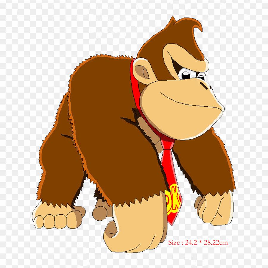 Donkey Country Returns Iron On Heat Transfer Printing Vinyl Patches Sticker for Clothes DIY Appliques Washable Patches