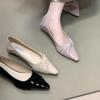 Мода Женская Мода Балетки Новая Весна Лето Вечерний Бриз Балетки Нежный Дизайн Бантика Повседневные Универсальные Одинарные Туфли Zapatos Mujer