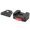 V Lock Quick Release Plate Multipurpose Stable Mini V Lock Assembly Kit for DSLR Tripod