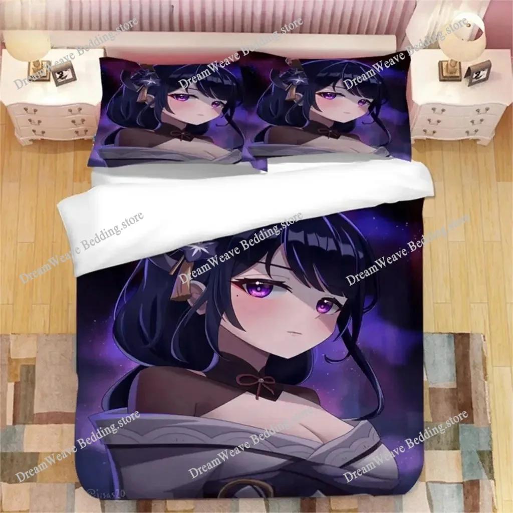 Genshin Impact Bedding Set Genshin Imctpa Tighnari Duvet Cover Pillow Case Kids Adult Size Custom Bedclothes Home Textileextile
