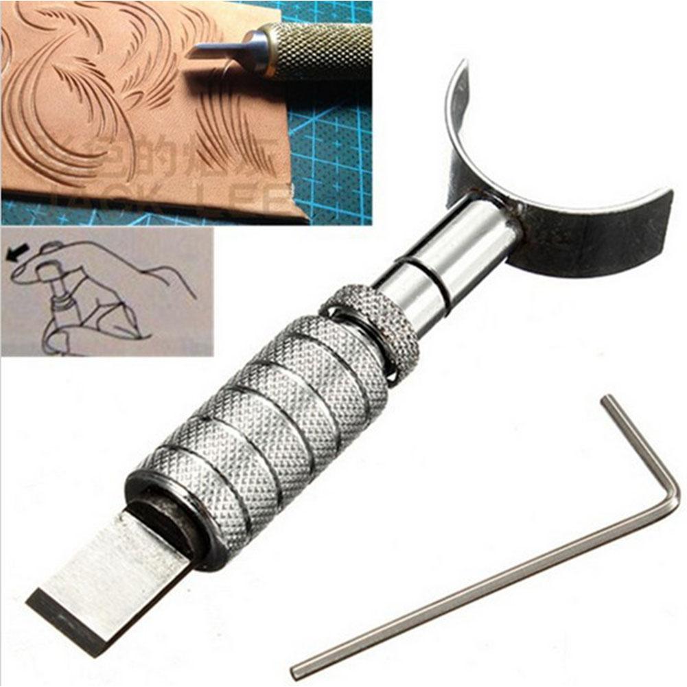 DIY Manual Leather Carving Tool Rotating Graver for Carving Chiseling Graphic Artist