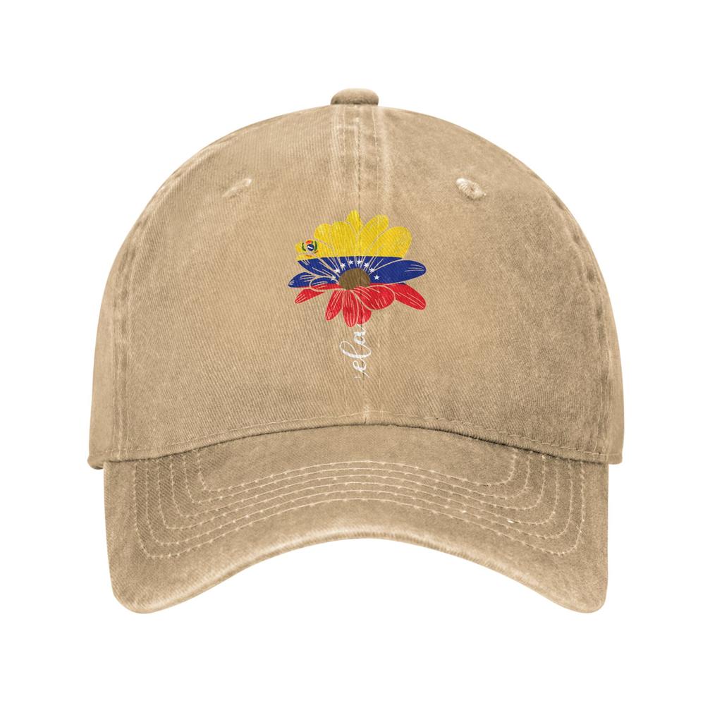 Washed Baseball Cap Venezuela Summer Hip Hop Hats For Men Women Trendy Outdoor Sport Sun Snapback Cap