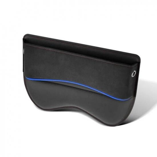 Suede Seat Side Storage Pocket for Car Seats Gap Filler Organizer Box Pu Leather