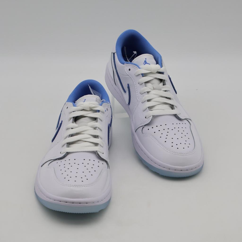 DD9315-118 Nike Air Jordan 1 Low Golf Белый Голубой Оттенок Легендарный Синий (Мужской)