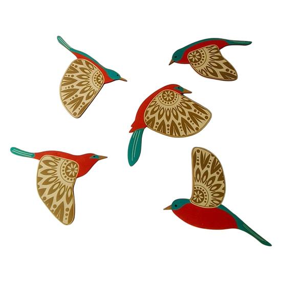 Юшэн Летающие Птицы Настенное Искусство Деревянный Знак для Туалета Домашний Декор Стен Ванной Комнаты Декоративный Знак для Туалета Аксессуары