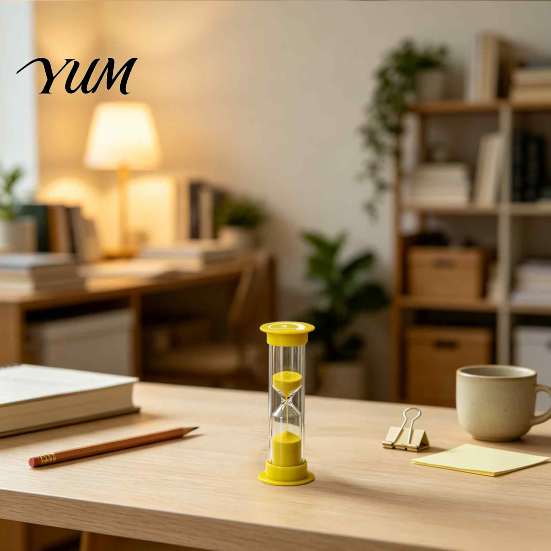 Durable Plastic Timer 2Pcs Colorful Hourglass Timers, Small Sand Clock 30s/1/2/3/5/10Mins Office Productivity Time Management Tool for Classroom Home
