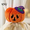 Unique Window Ornament Ties Halloween Curtain Tiebacks, Funny Witch Hat Pumpkin Ghost Cartoon Straps, Style Decor Lightweight Adjustable Holdbacks for