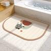 Коврики для ванной комнаты с мягкой диатомовой грязью, впитывающие воду, быстросохнущие, ковровое покрытие для дома, противоскользящая мягкая подушка для ванной комнаты, коврик для ног у двери унитаза