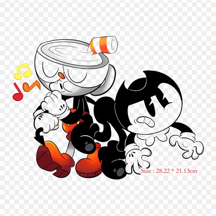 Cuphead Video Games Iron On Heat Transfer Printing Vinyl Patches Sticker for Clothes DIY Appliques Washable Patches