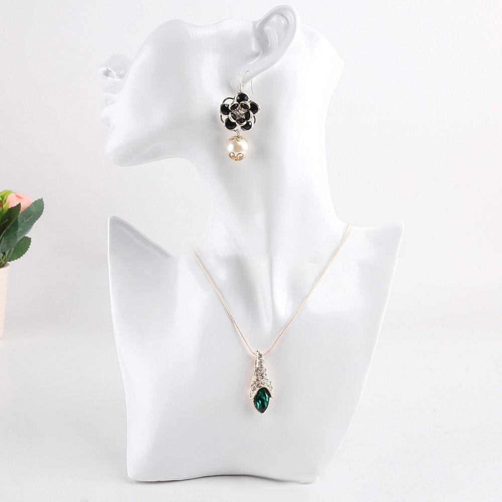 Side Face Mannequin Jewellery Storage Rack Holder Necklace Bracelets Earrings Holder