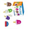 Игрушка для изучения букв, распознавания чисел и цветов, сортировки по форме мороженого, счета, развивающая игрушка для детей, 26 штук