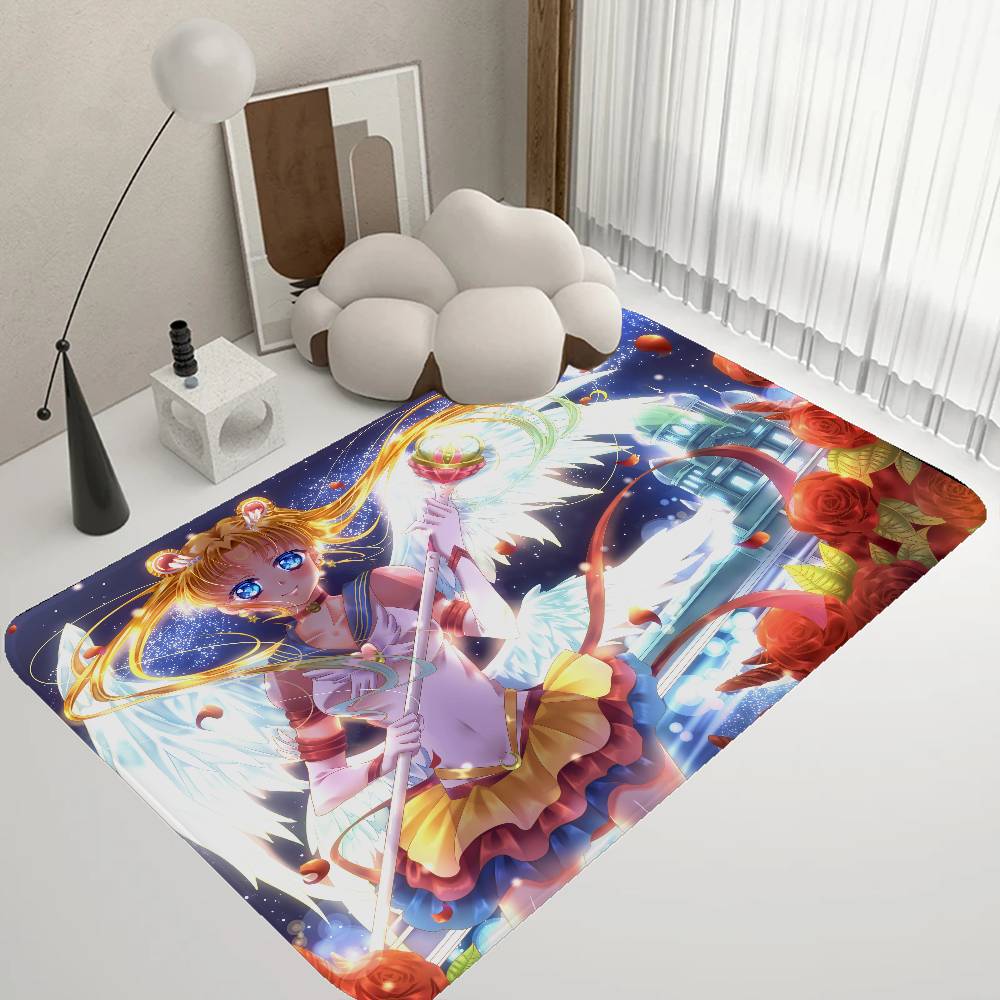 S-Sailor M-Moon Girl Аниме Длинные Коврики Дешевле Противоскользящие Современная Гостиная Балкон Печатные Прикроватные Коврики