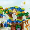 6в1 НОВЫЙ Домик на дереве TreeHouse Замок для девочек Комната Лазание Горка Классическая модель Наборы строительных блоков Кирпичики Игрушка Город
