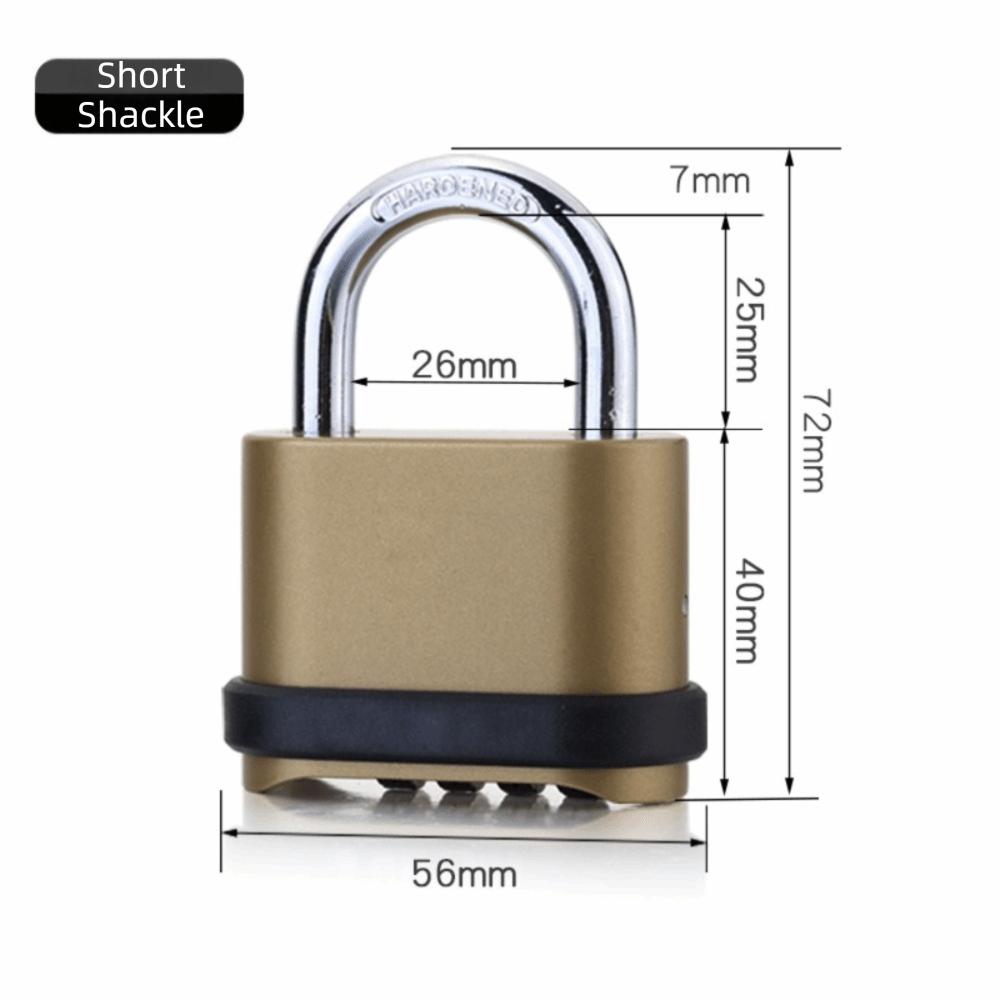 Waterproof Combination Padlock Zinc Alloy Security Padlock Padlock Hardware  Indoor Outdoor Use
