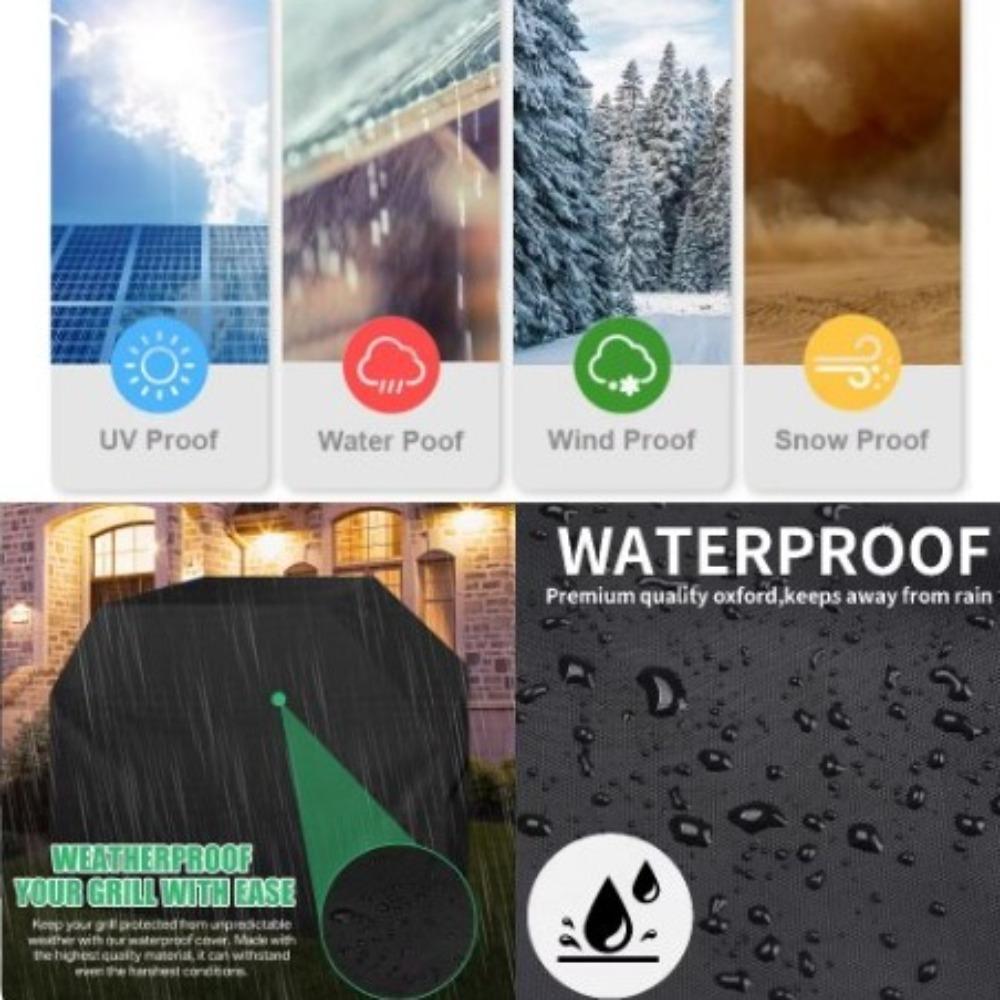 Waterproof BBQ Grill Covers Heavy Duty Barbecue Cover Rain Protective   Electric Barbe Accessories