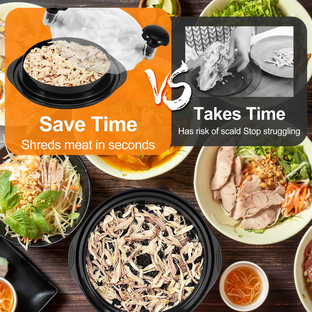 Измельчитель курицы, нескользящий измельчитель куриной грудки, эффективный инструмент для измельчения мяса, машина для измельчения салата из курицы и свинины