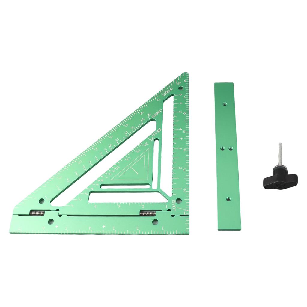 Стропильный угольник Инструмент Алюминиевый сплав Деревообрабатывающий угольник Линейка с приспособлением Фиксирующий винт для