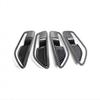 For Hyundai Santa Cruz -2025 Carbon Fiber Inner Door Handle Bowl Cover Trim