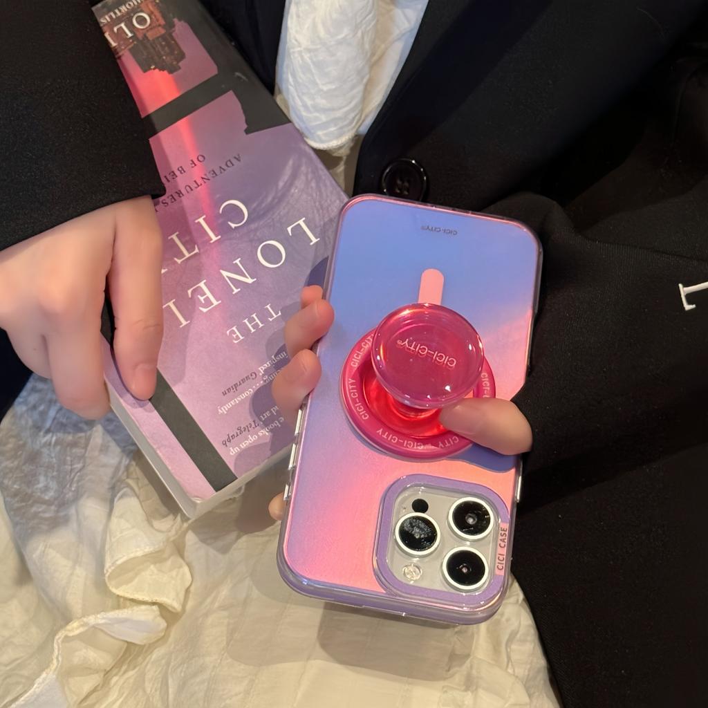 Роскошные модные матовые чехлы Magsafe с изменяющим цвет для iPhone 17 Air 16 15 Pro Max 14 13 Магнитная беспроводная зарядка