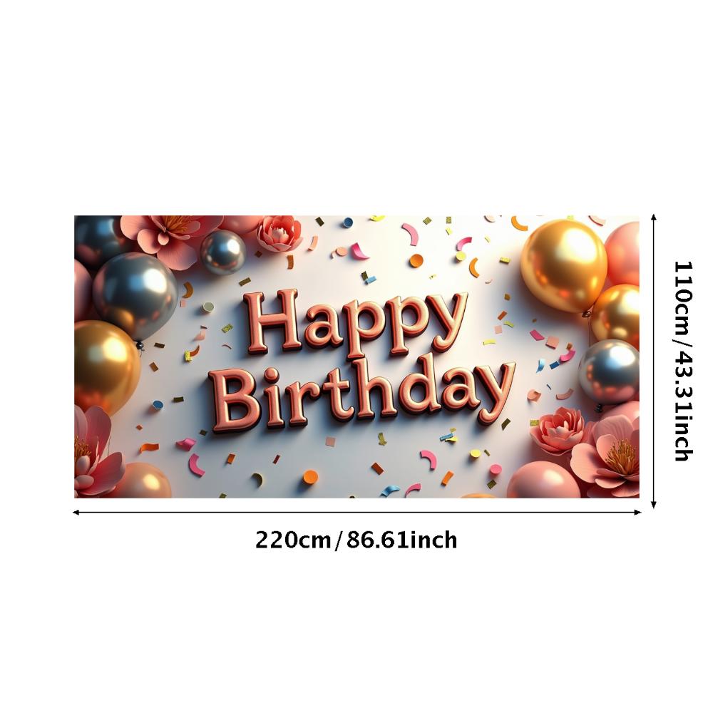 Легко повесить Баннер С Днем Рождения Праздничный Баннер Детские Принадлежности для Вечеринки Для Домашнего Декора Фотобудка Детское Мероприятие