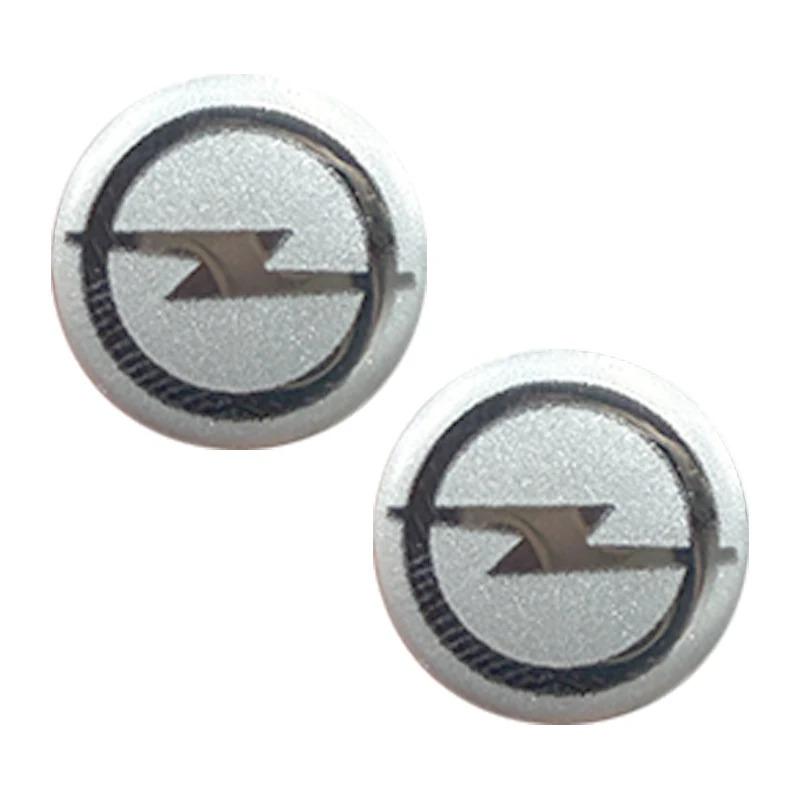 14mm Opel Key Fob Emblem Stickers-Metal Logo Badge Compatible Corsa/Astra/Mokka/Insignia, Anti-Scratch Replacement Button Covers
