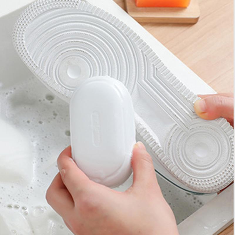 Мягкая меховая щетка для чистки одежды Многофункциональная щетка для обуви Бытовая минималистская щетка для стирки с пластиковой ручкой Чистящие средства