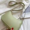 New Ladies Fashion Handbag Retro Pure Color Macaron Small Square Bag Hundreds of Shoulder Bags Casual Women's Bags
