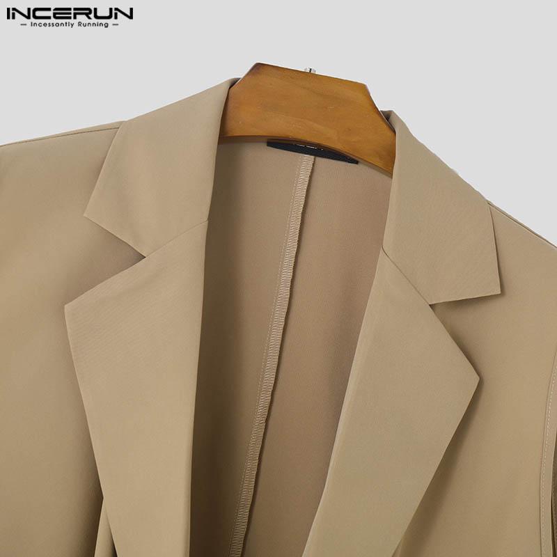 INCERUN Мужские свободные майки без рукавов с вырезом-хомутиком и глубоким V-образным вырезом