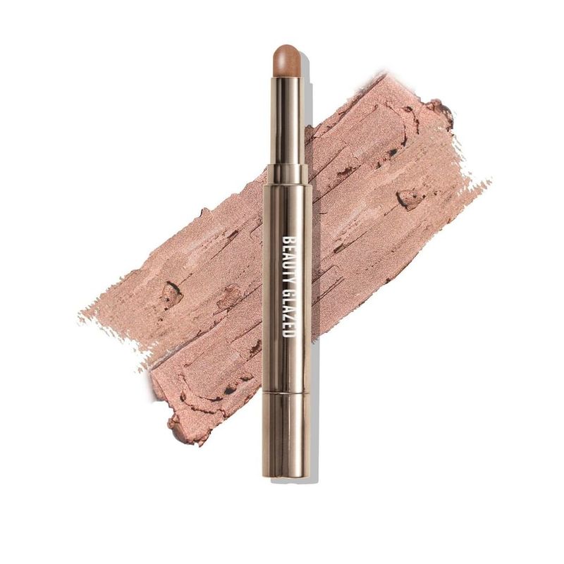 BEAUTY GLAZED - 2 в 1 Двусторонний стик для теней + растушевка - 10 цветов