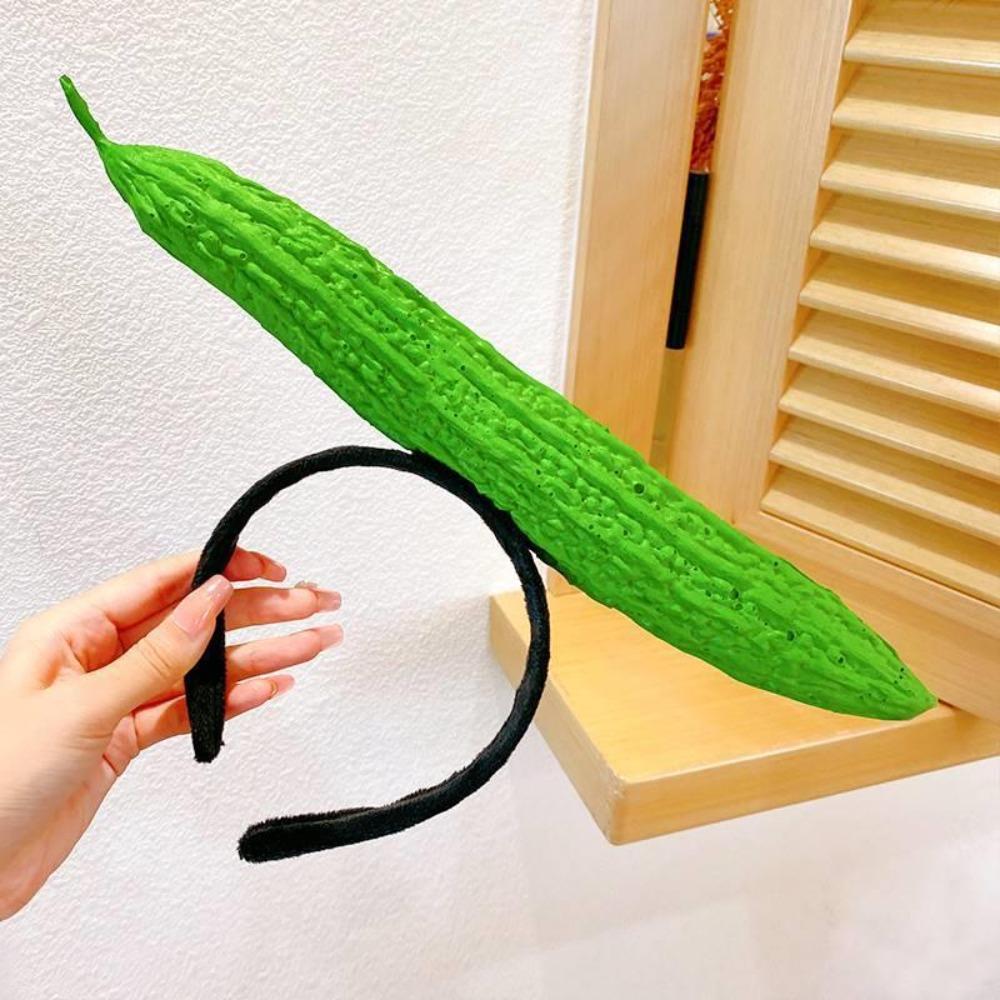 Ободок для волос с изображением жареных яиц и овощей, мультяшный обруч для волос Kawaii, креативные забавные ободки для женщин