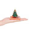 Kawada Paper Nano 360 Christmas Tree PS-17, 0.7 x 12 x 17 cm, Ages 12 and Up, Paper Craft Kit, Miniature Kit, Interior Decoration, PS-17
