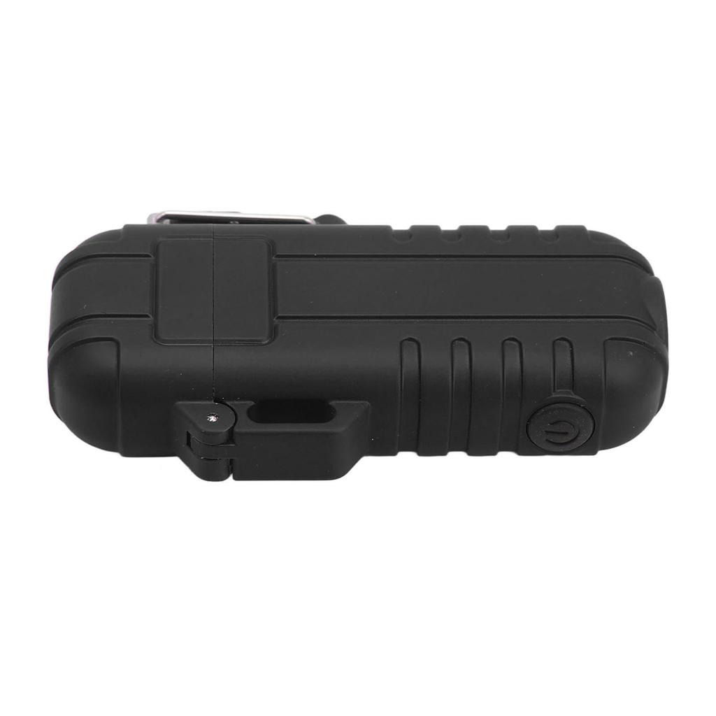 Уличная электрическая зажигалка с двойной дугой, портативная водонепроницаемая зажигалка-фонарик с функцией зарядки, ветрозащитная