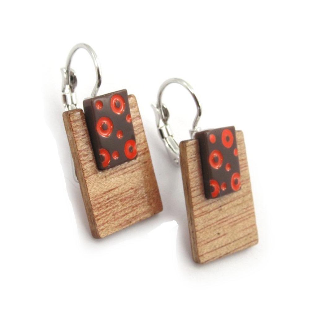 NOA [K0227] - Дизайнерские коричнево-оранжевые тапочки Bora Bora.