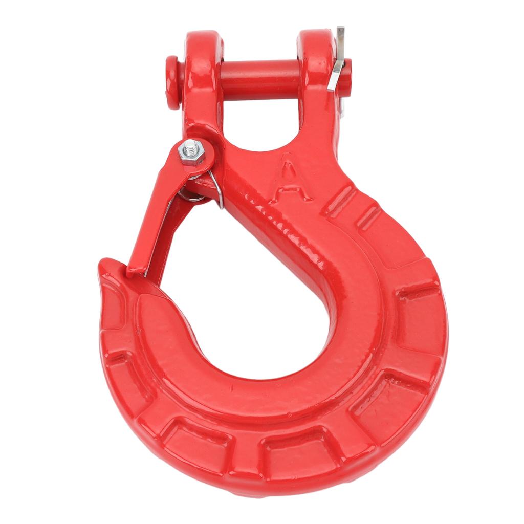 Прицепной цепной крюк 3 8 дюймов Легированная сталь 15 т Универсальное надежное соединение Крюк для предохранительной цепи для транспортировки грузовиком Буксирная лебедка