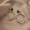 Korean Version of Advanced Ear Clip Without Ear Hole Women's Fashion Retro Versatile Cool Style Temperament Simple Earrings