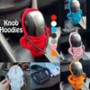 Car Gear Shift Cover Gearshift Hoodie Soft Plush Car Gear Shift Knob Cover Manual Handle Gear Sweatshirt Change Lever Cover Car Interior Accessories