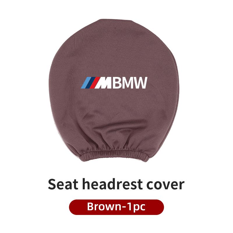2025 Hot Car Headrest Cover Elastic Dust Cover Front Seat Headrest Protective Cover Car Interiors For BMW E30 E34 E36 E39 E46 E5
